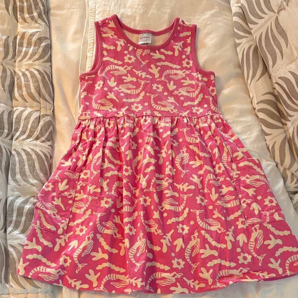 Hanna Andersson Girls mermaid print dress